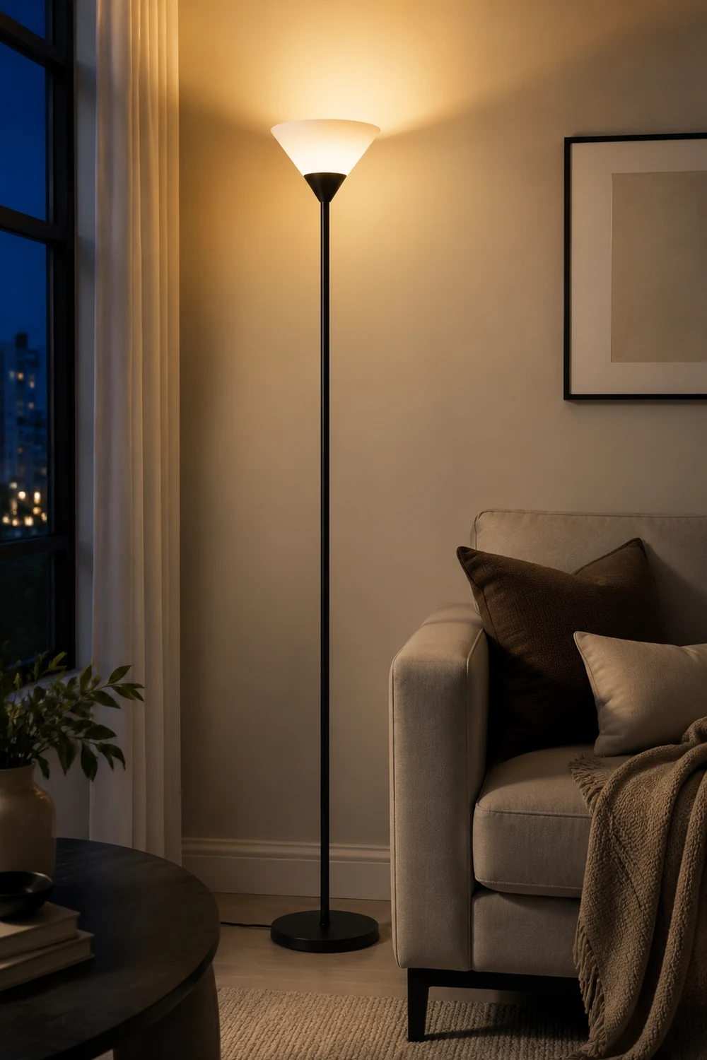 Morandi Stehlampe, Metall, 5 Farben, 130CM Lang - Lumpaz