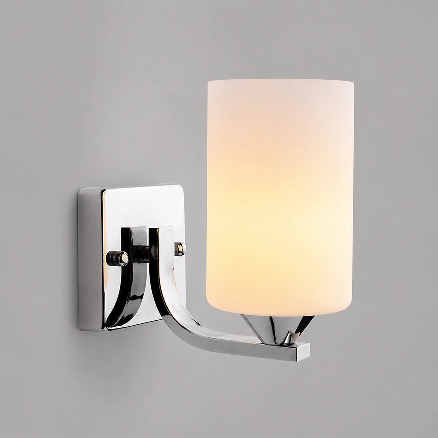 Eryn Spiegelfront Waschtisch-Wandleuchte, Metall, 1/2-flammig, 2 Farben - Lumpaz