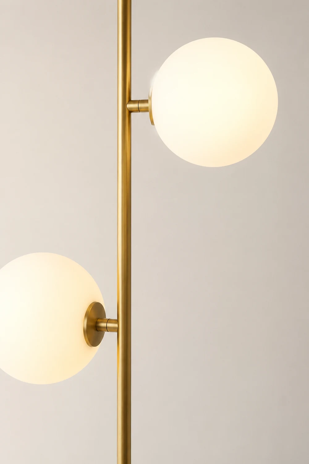 Valentina Stehlampe, 3-flammig, Messing & Glas, 160CM Lang - Lumpaz