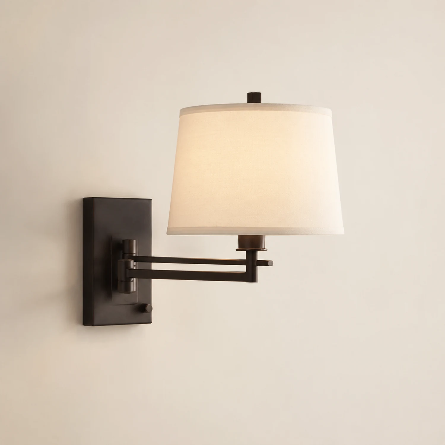 Eyrn Bronze Steckbare Verstellbare Wandlampe, ∅30CM - Lumpaz