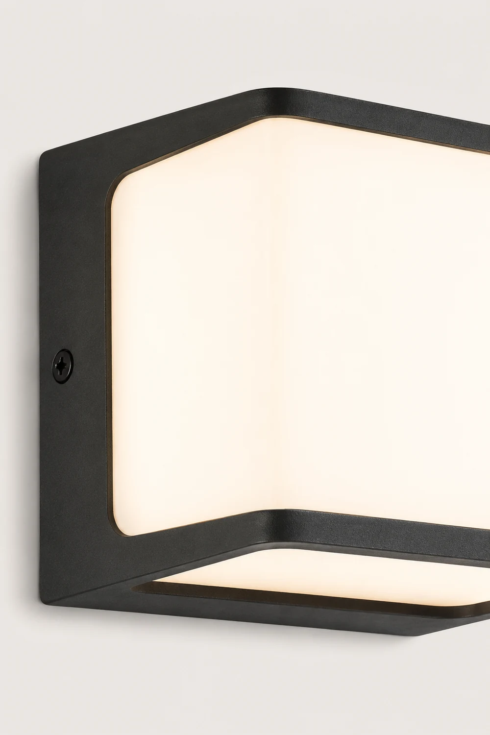 Orr Außenwandleuchte Solar Sensor Schwarz & Weiß, 10CM/15CM/35CM Lang - Lumpaz