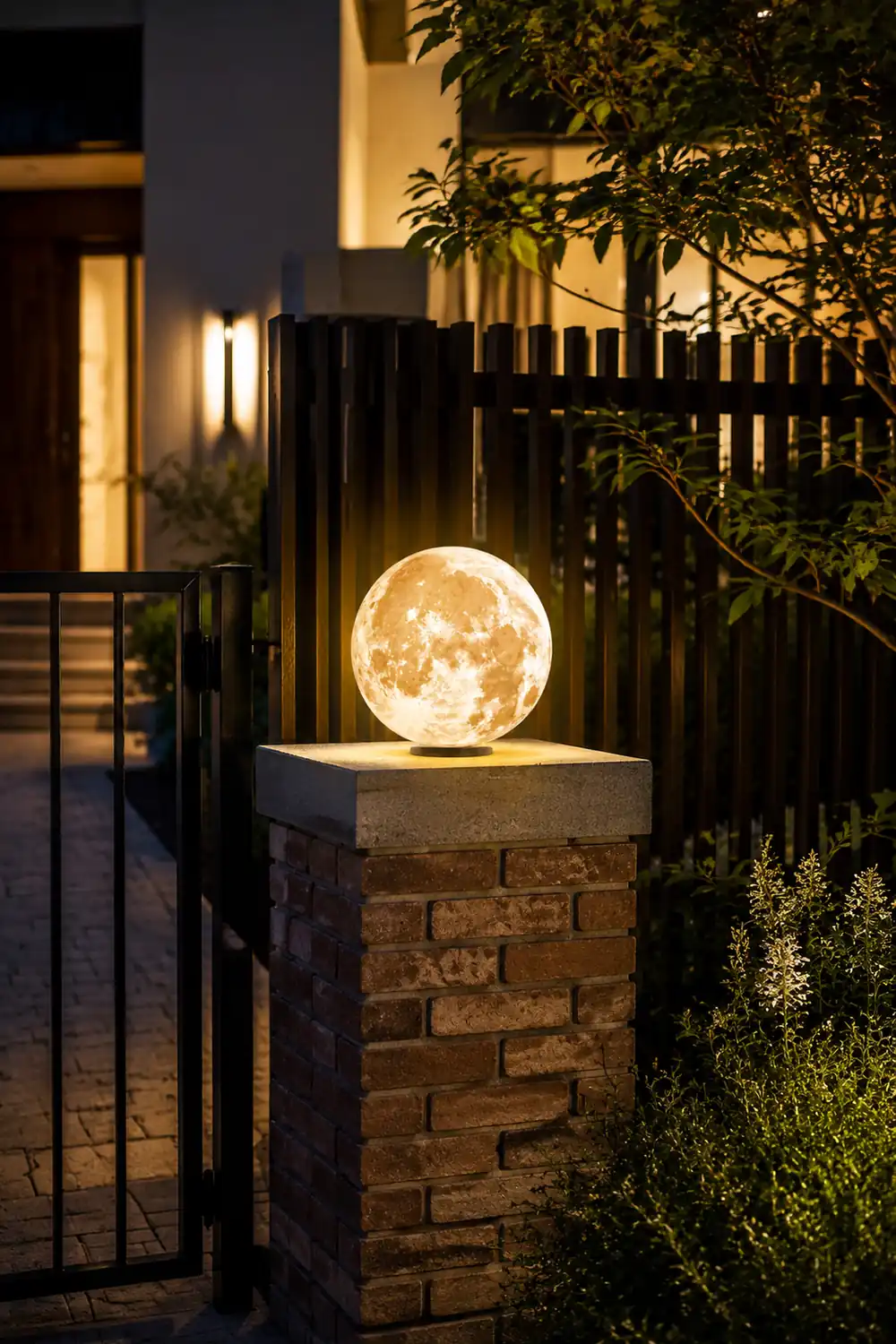 Elif Außenleuchte Solar, Mond, ∅20/30/40/50/60CM - Lumpaz
