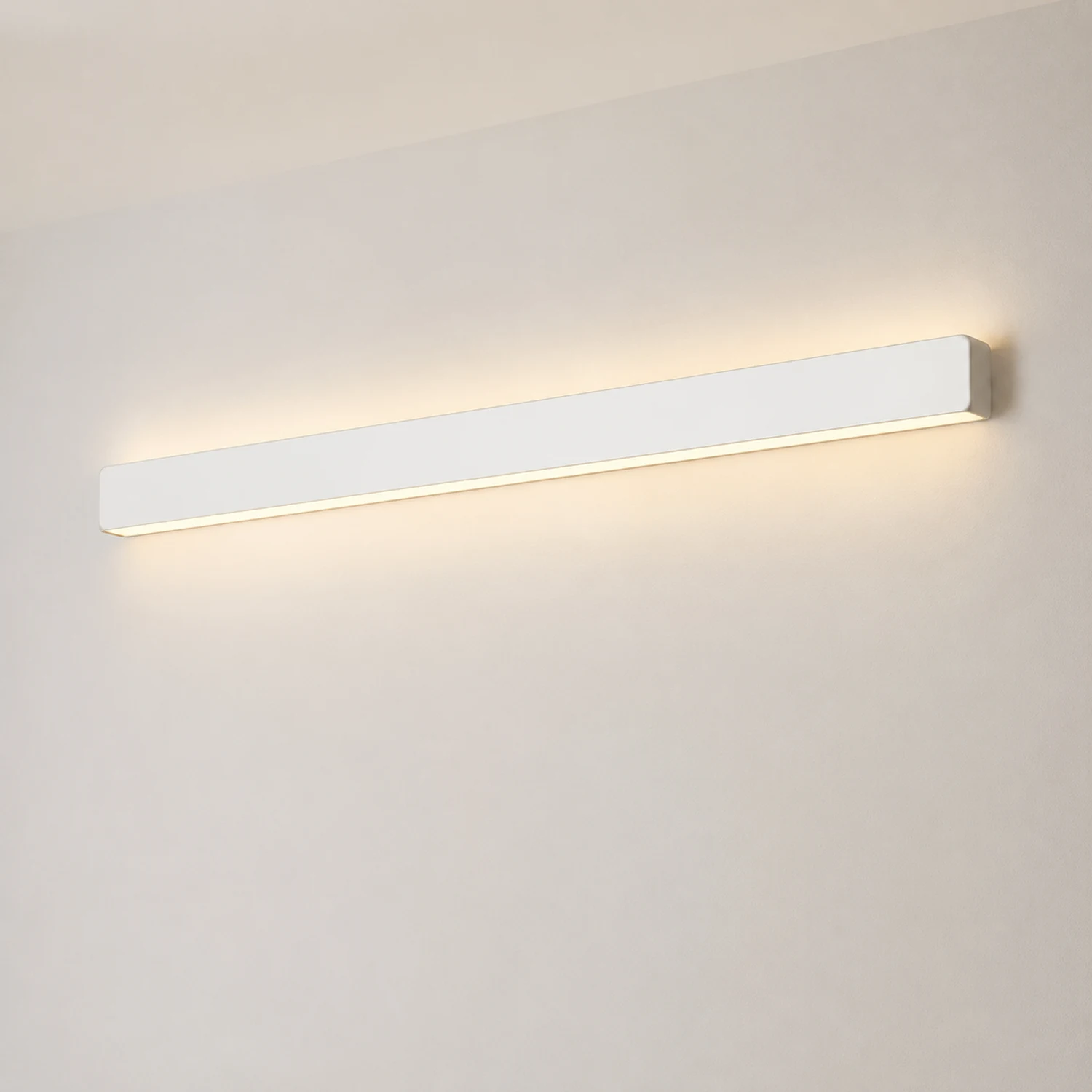 Edge Bar Spiegelfront Wandleuchte Weiß, 20CM/41CM/61CM/90CM lang - Lumpaz