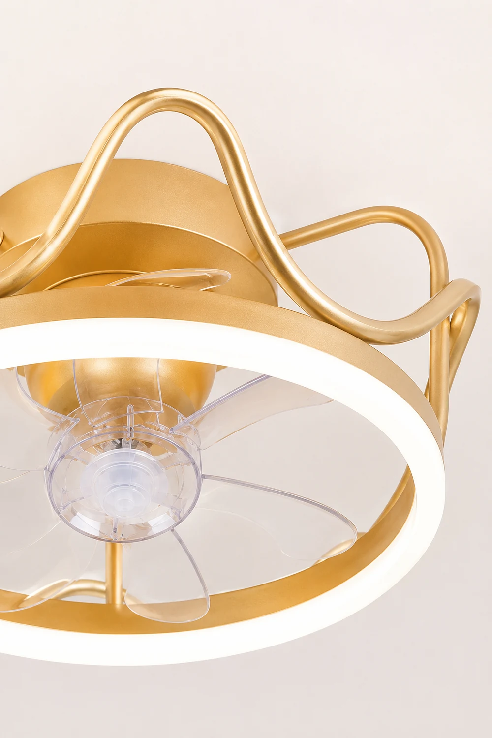Kelley Deckenventilator mit Beleuchtung Krone, ∅50CM - Lumpaz