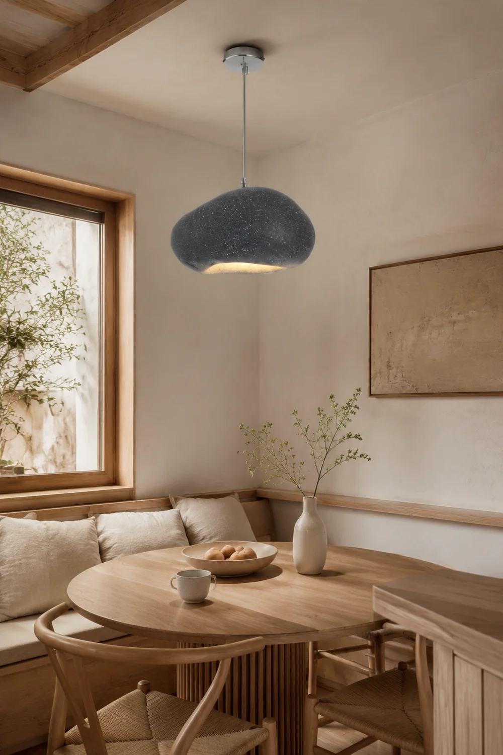 Byers Pendelleuchte Brot Form, 4 Farben, ∅ 35CM - Lumpaz