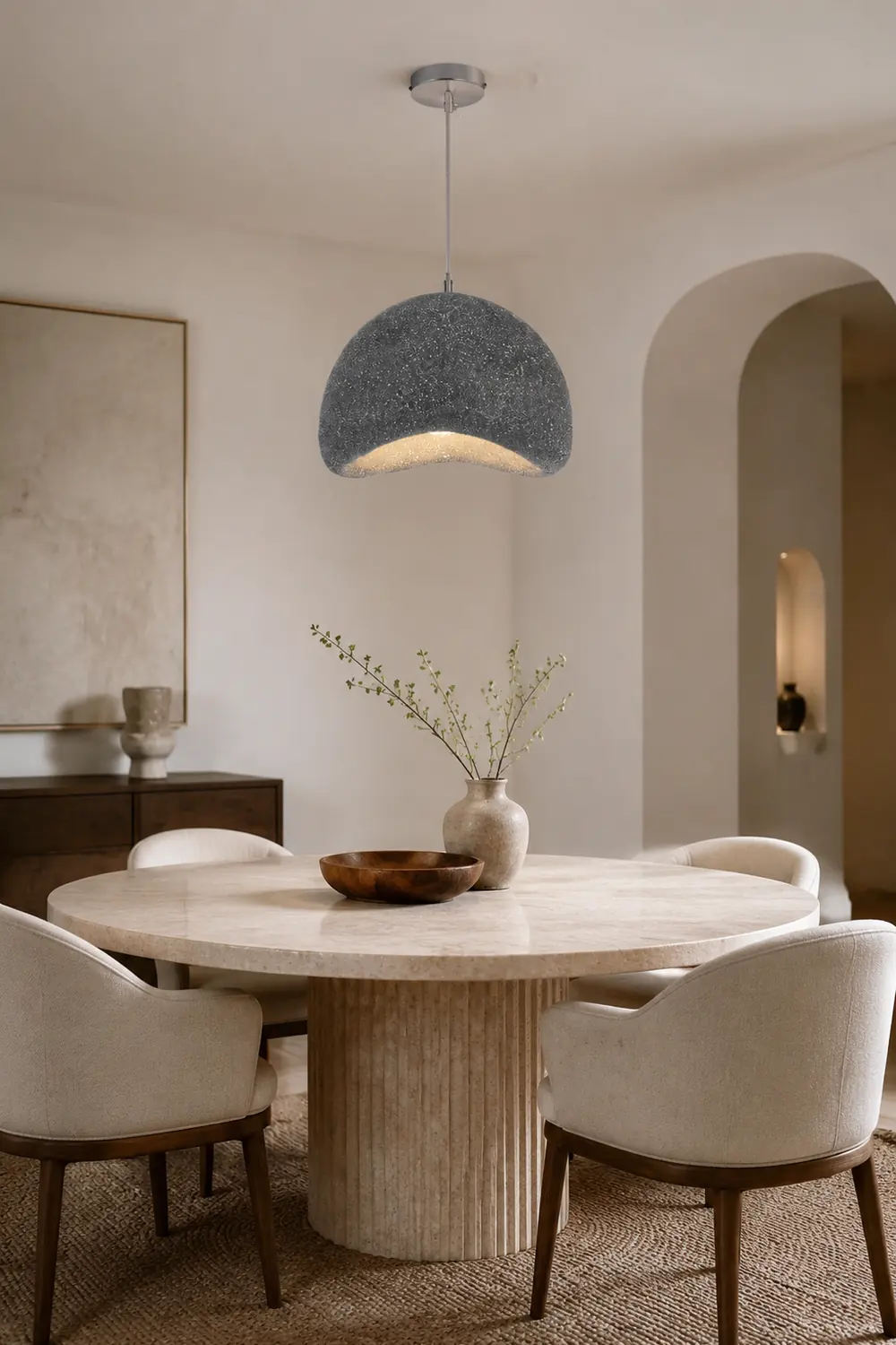 Byers Pendelleuchte Brot Form, 2 Farben, ∅ 30CM - Lumpaz