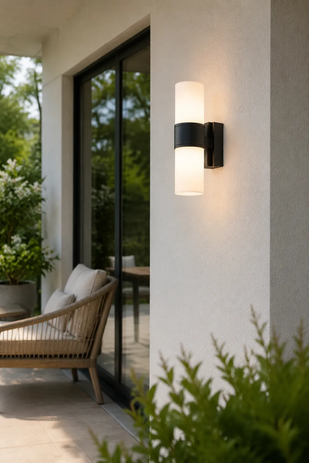 Orr Drehbar Außenwandleuchte Geometrie, 24CM Lang - Lumpaz