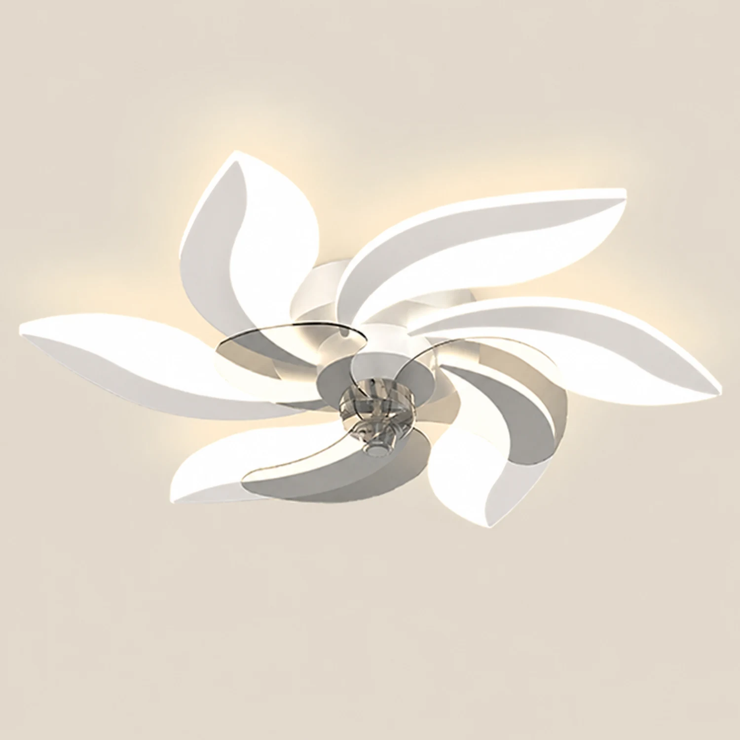 Hana Deckenventilator mit Beleuchtung, 3 Farben, ∅65/69/79CM - Lumpaz