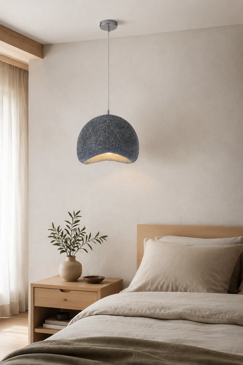 Byers Pendelleuchte Brot Form, 2 Farben, ∅ 30CM - Lumpaz