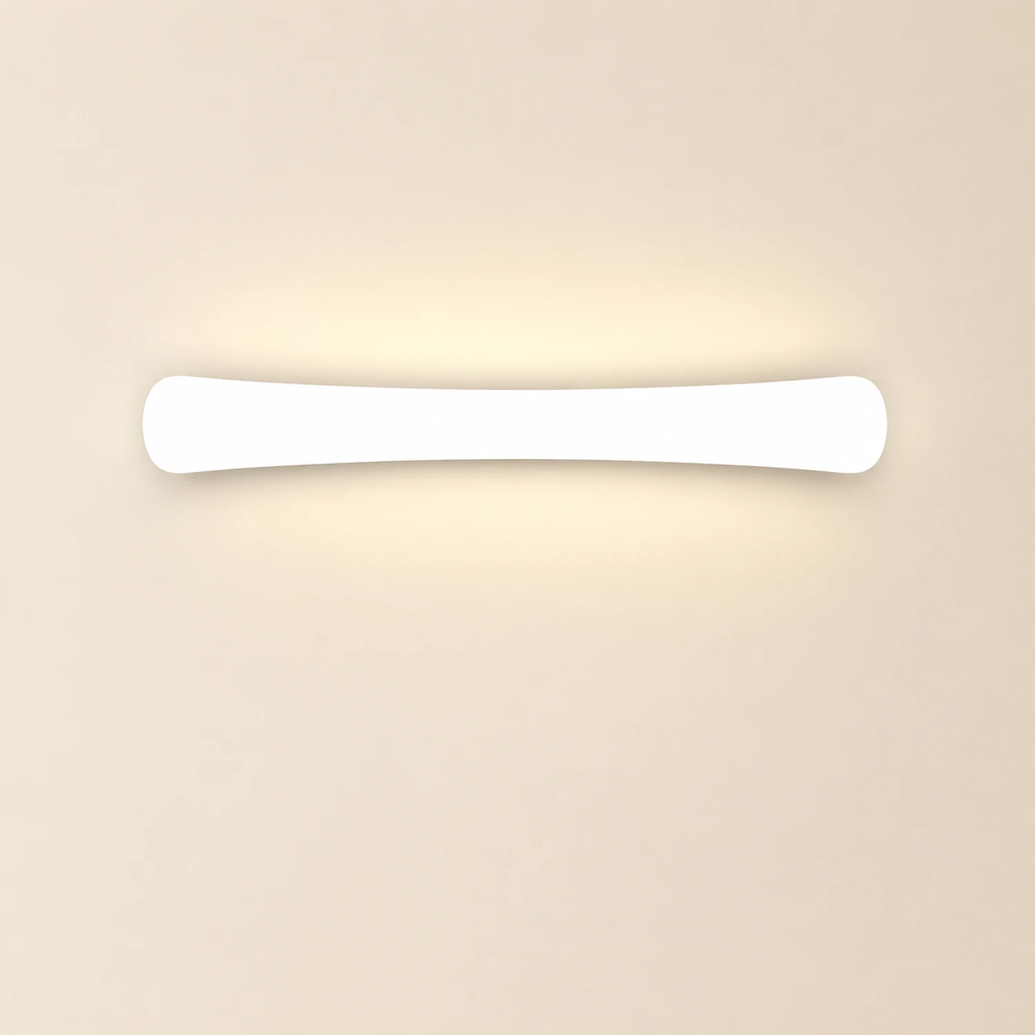 Edge Spiegelfront Wandleuchte Weiß, 30CM/40CM/60CM Lang - Lumpaz
