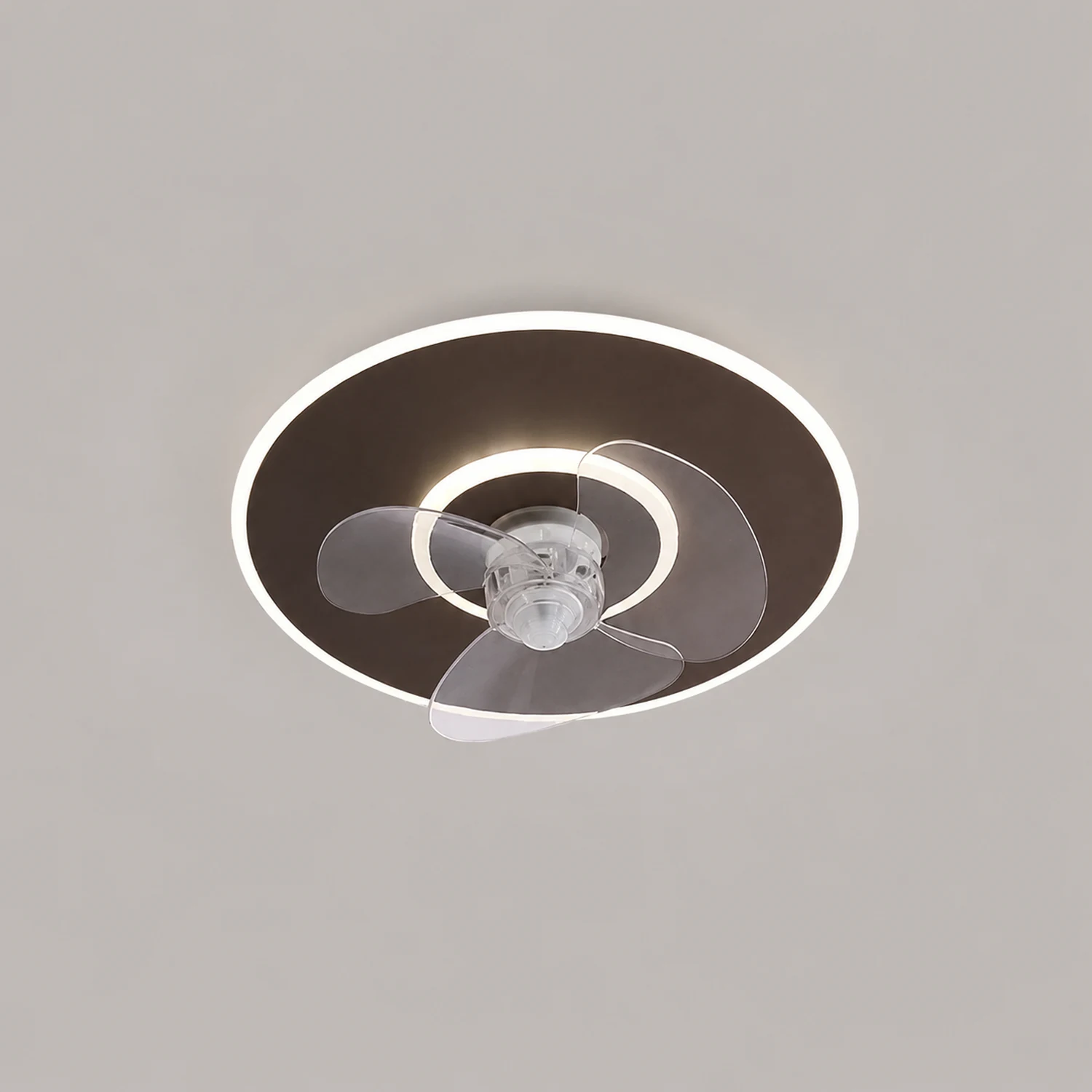 Morandi Deckenventilator mit Beleuchtung, 5 Farben, ∅40/50CM - Lumpaz