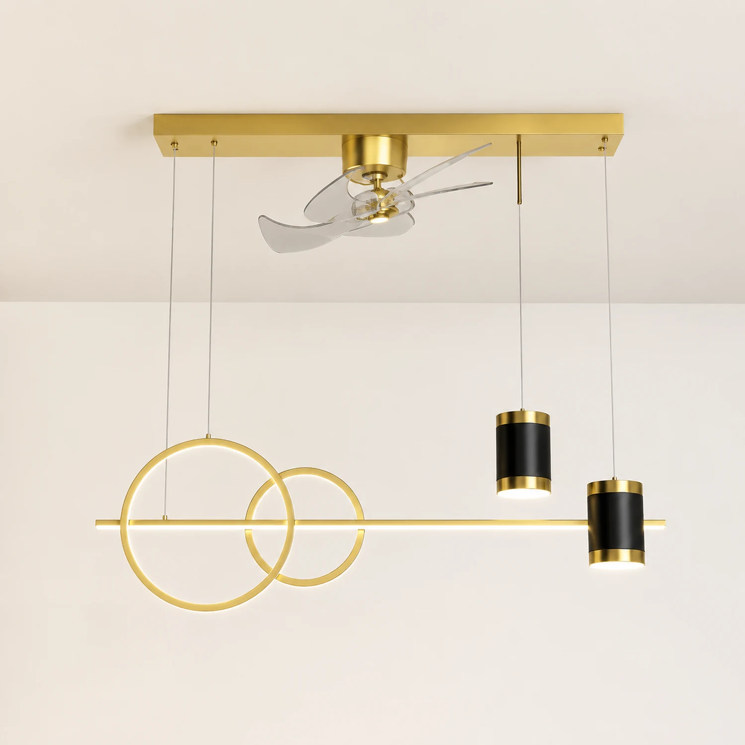 Madina Deckenventilator mit Beleuchtung 6 Stile, ∅100CM - Lumpaz