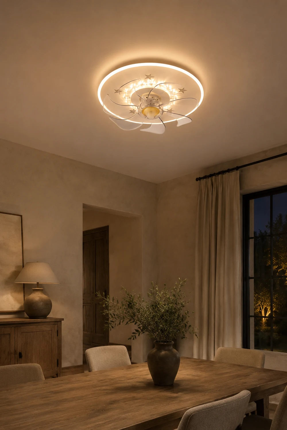 Minori Deckenventilator mit Beleuchtung, 5 Stile, ∅41/47/48cm - Lumpaz