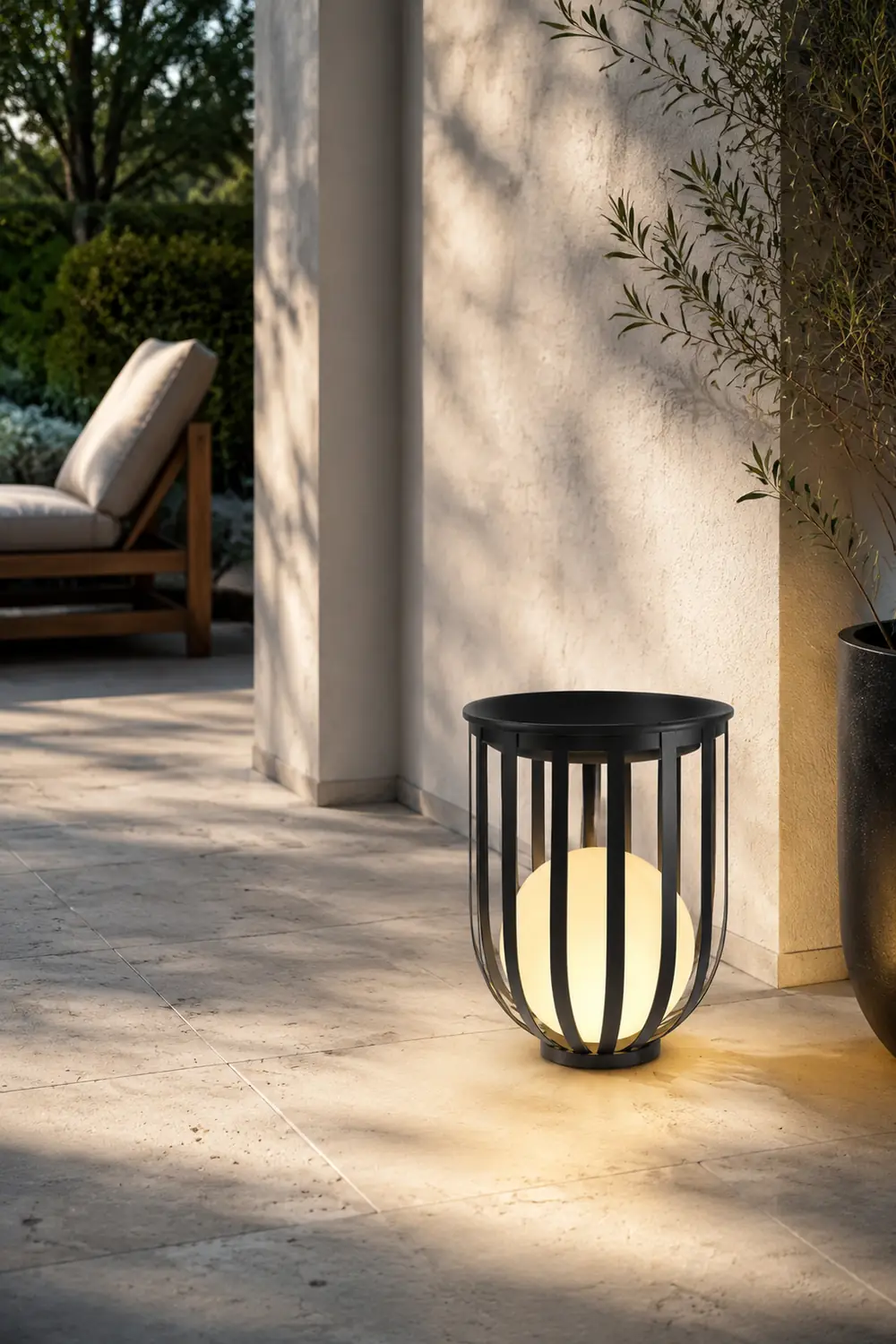 Orr Solar Außenleuchte, ∅20/41/55CM - Lumpaz