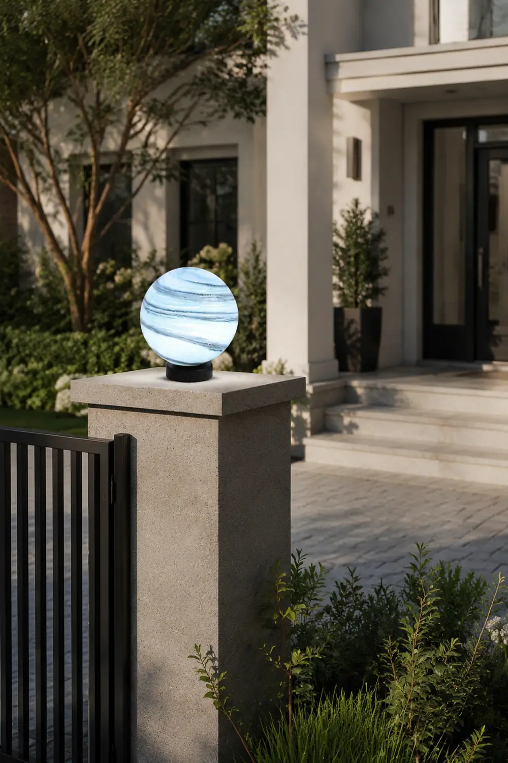 Elif Außenleuchte Solar, Mond, ∅25/30/40CM - Lumpaz