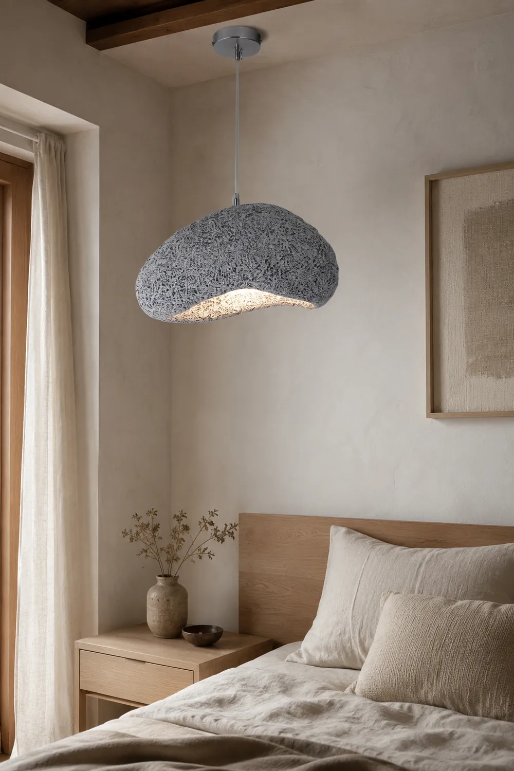 Byers Pendelleuchte Brot Form, 2 Farben, ∅ 45CM - Lumpaz