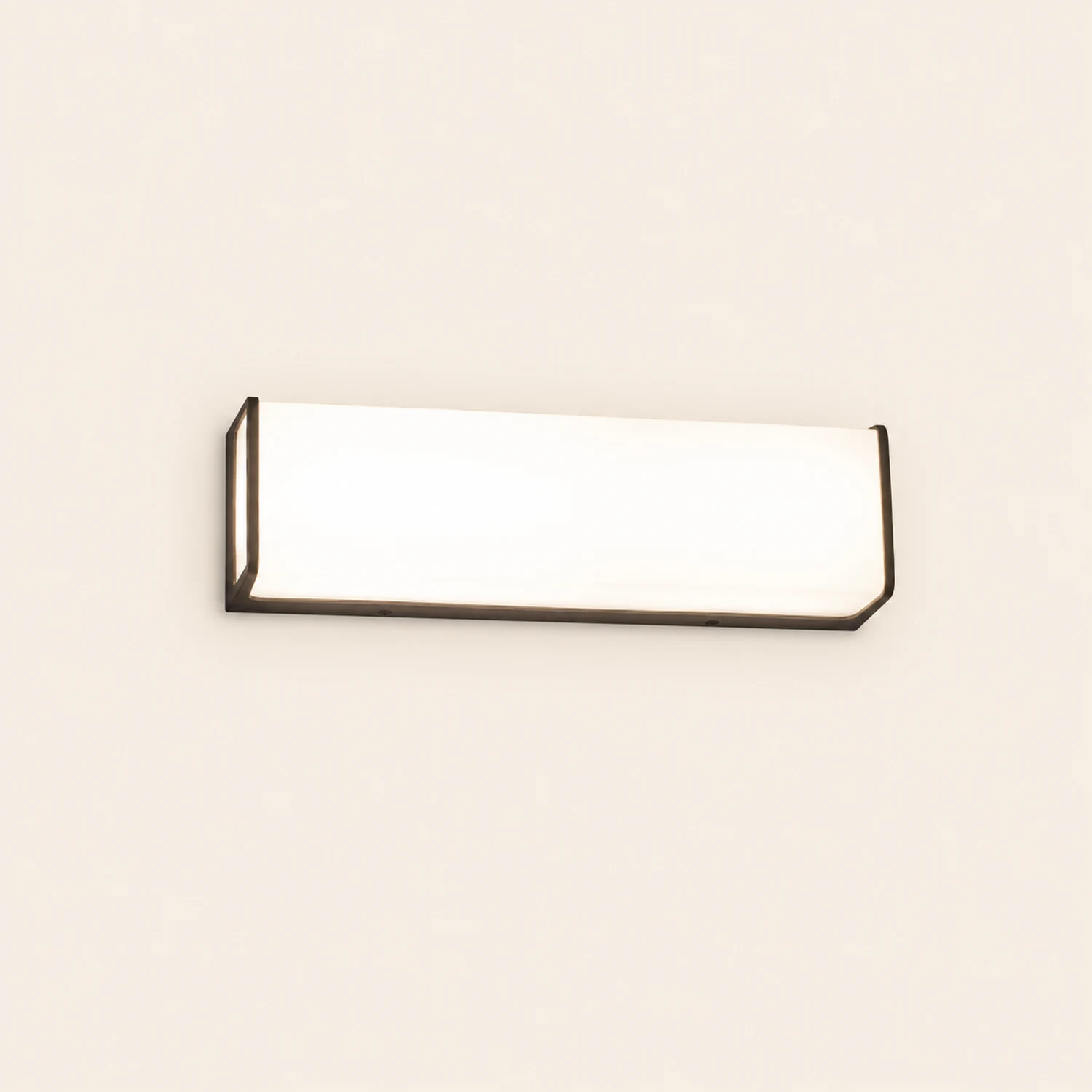 Orr Außenwandleuchte Solar Sensor Schwarz & Weiß, 10CM/15CM/35CM Lang - Lumpaz