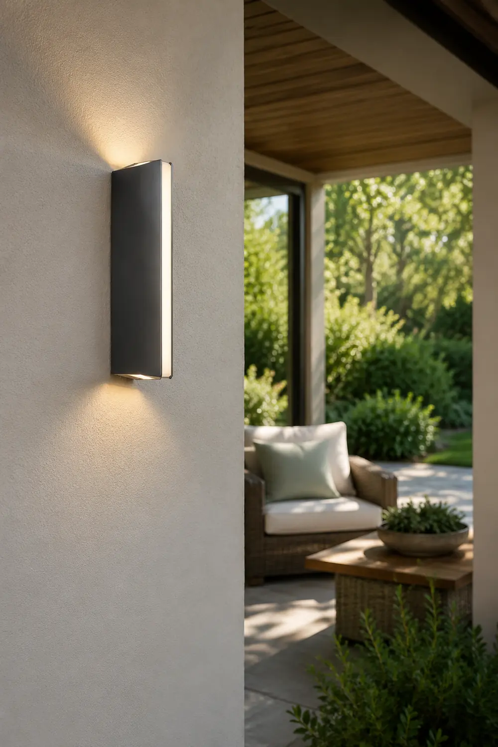 Orr Außenwandleuchte GEO, 2 Farben, 30CM Lang - Lumpaz