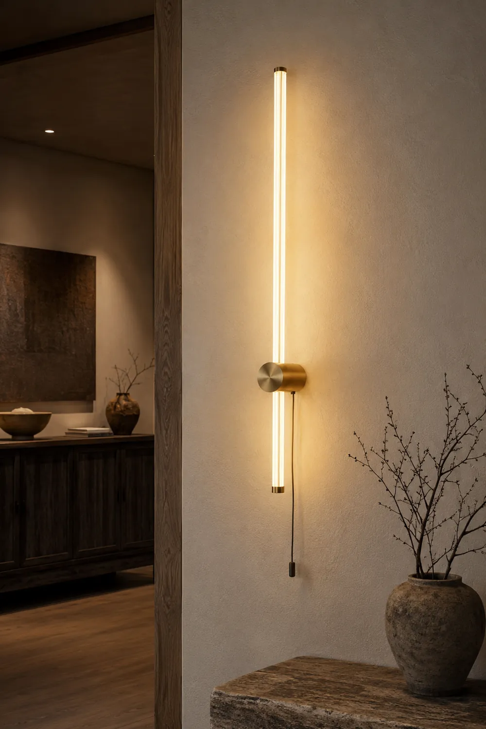 Edge Innenwandleuchte Kupfer & Nickel, 60/80CM Lang - Lumpaz