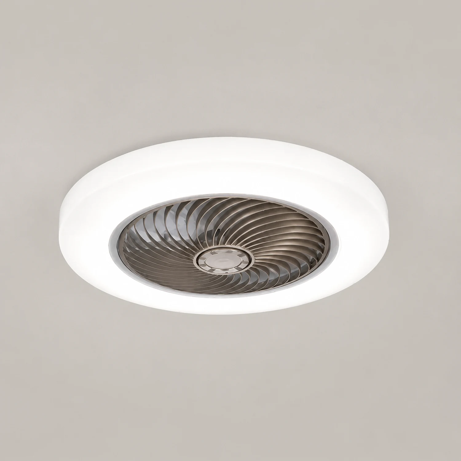 Quinn Deckenventilator mit Beleuchtung, 3 Farben, ∅45/52CM - Lumpaz