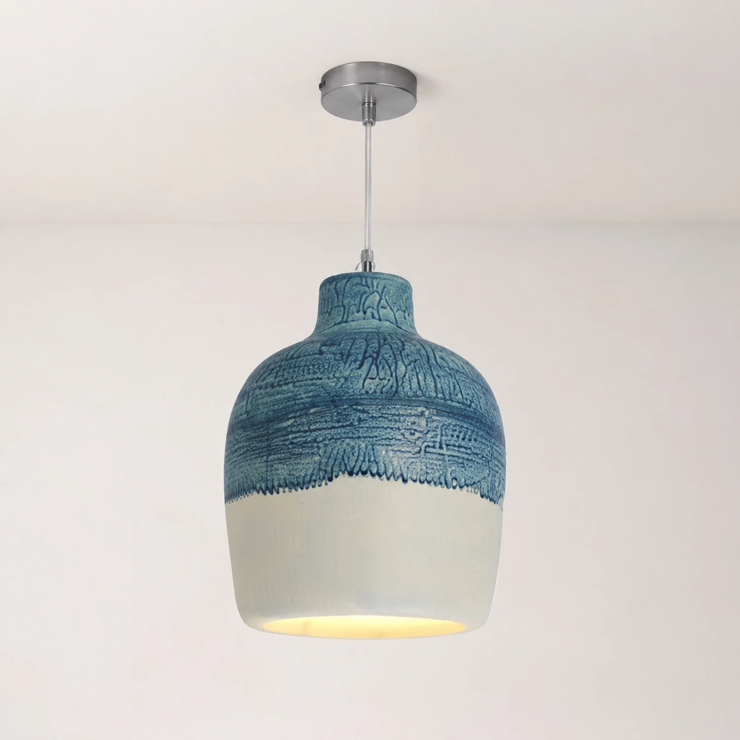 Byers Pendelleuchte Krug Form Harz, 4 Farben, ∅ 30CM - Lumpaz
