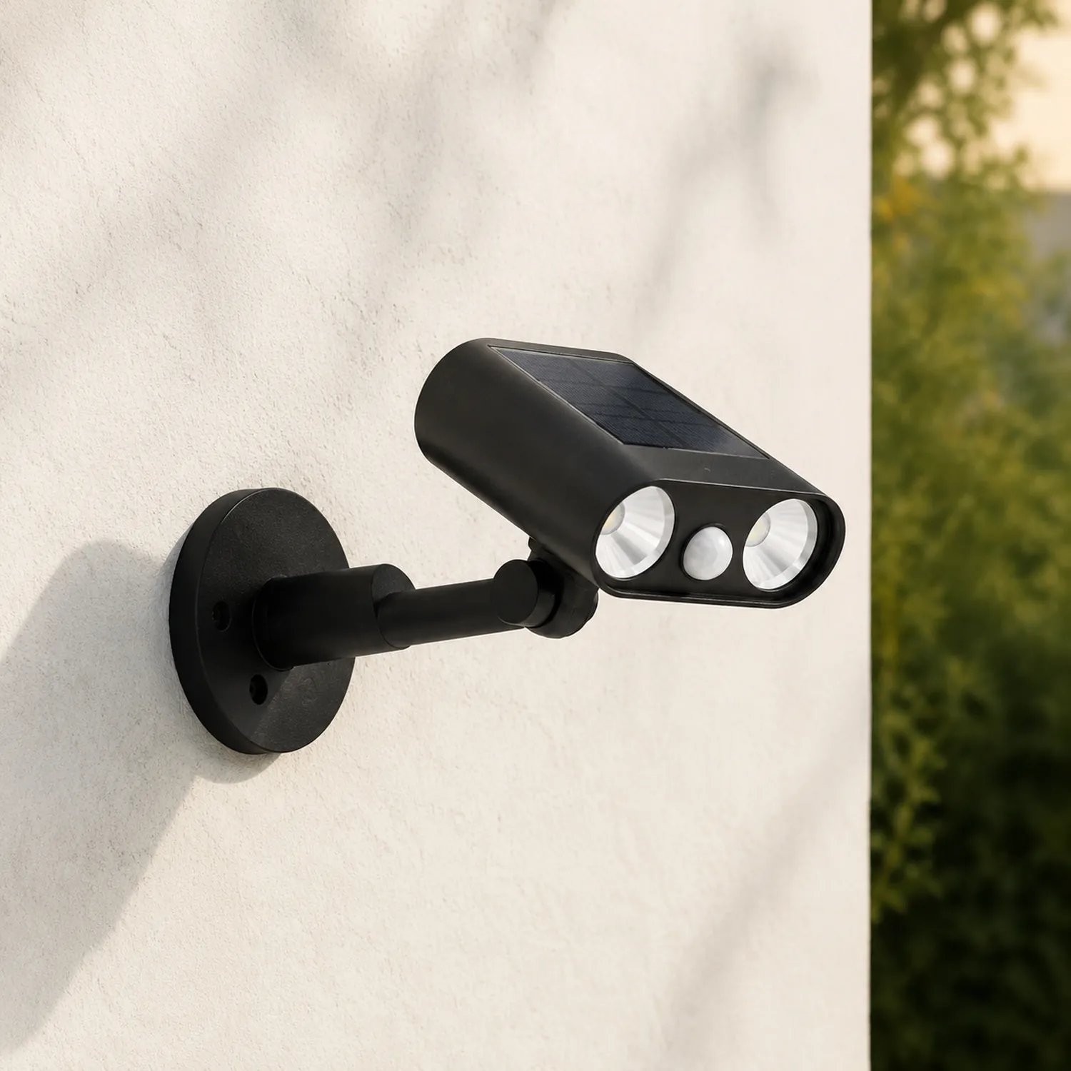 Orr Außenstrahler Schwarz, 2 Stile, 11CM Lang - Lumpaz