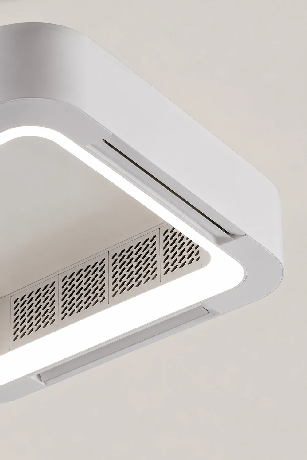 Quinn Deckenventilator mit Beleuchtung Weiß, 2 Stile, ∅58CM - Lumpaz