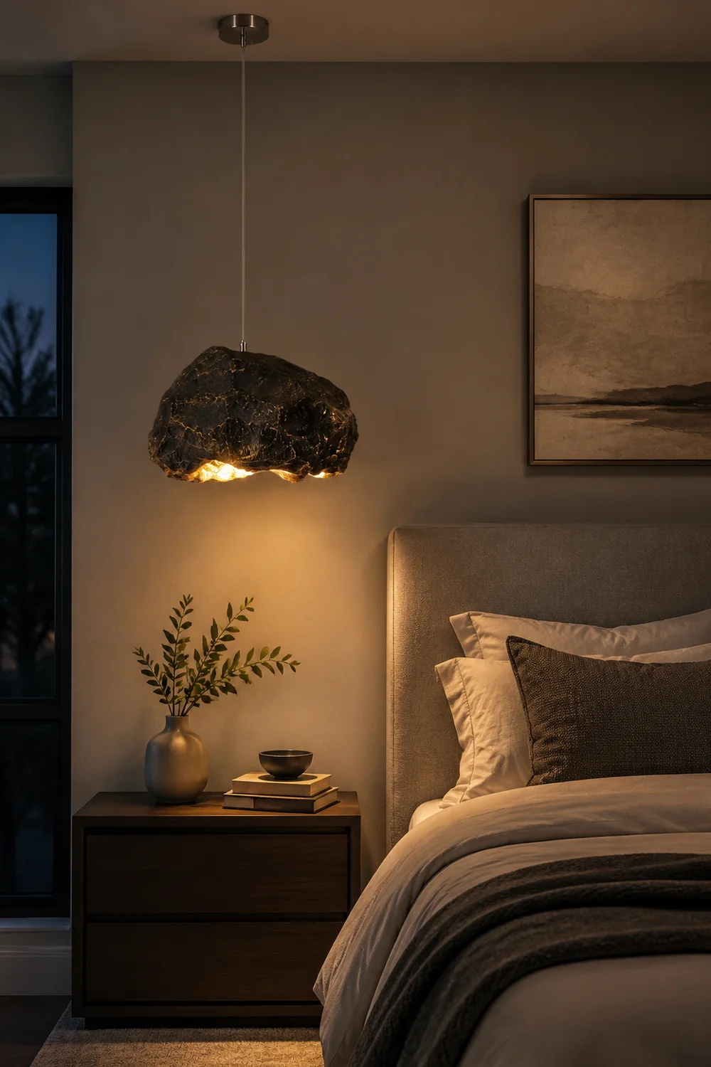 Byers Pendelleuchte Unregelmäßige Form, 4 Farben, ∅ 40CM - Lumpaz