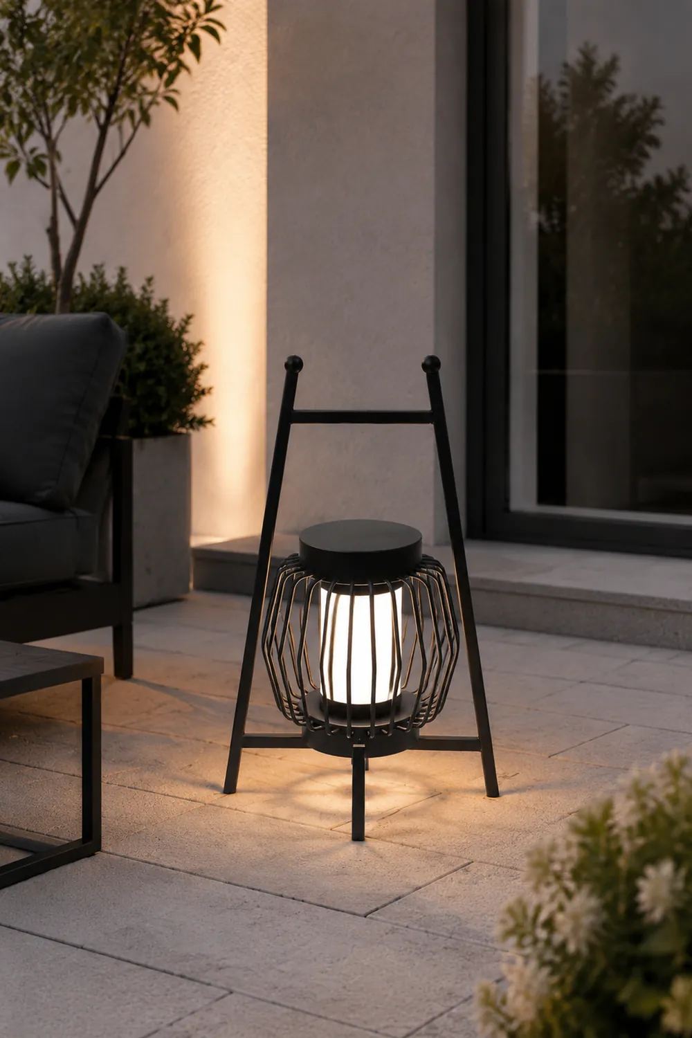 Orr Solar Außenleuchte Schwarz, ∅38CM - Lumpaz