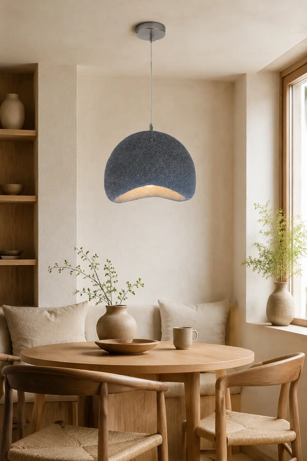 Byers Pendelleuchte Brot Form, 2 Farben, ∅ 30CM - Lumpaz
