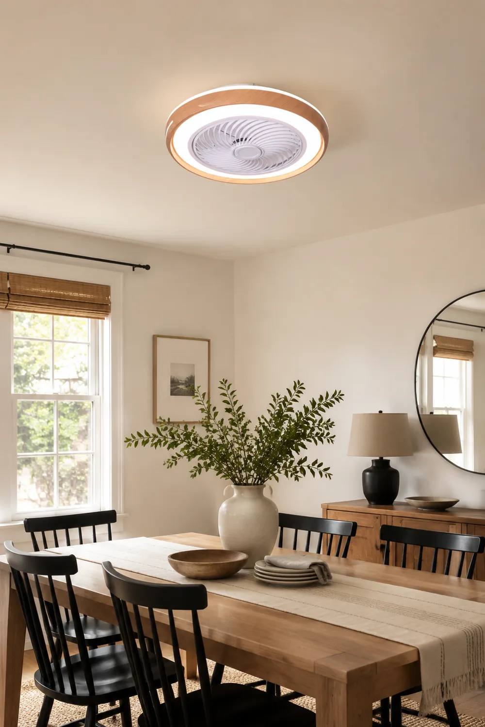 Ozawa Deckenventilator mit Beleuchtung, 3 Stile, ∅50CM - Lumpaz
