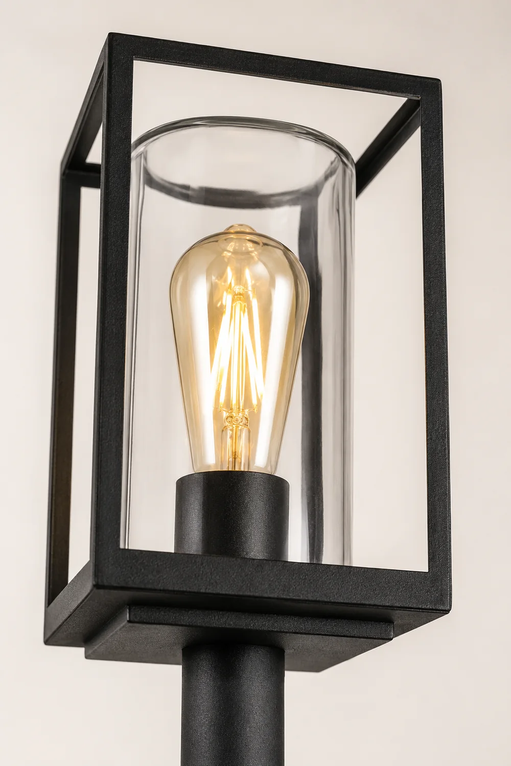 Pena Außen-Pollerleuchte Solar, Aluminium & Glas, 75CM Lang - Lumpaz