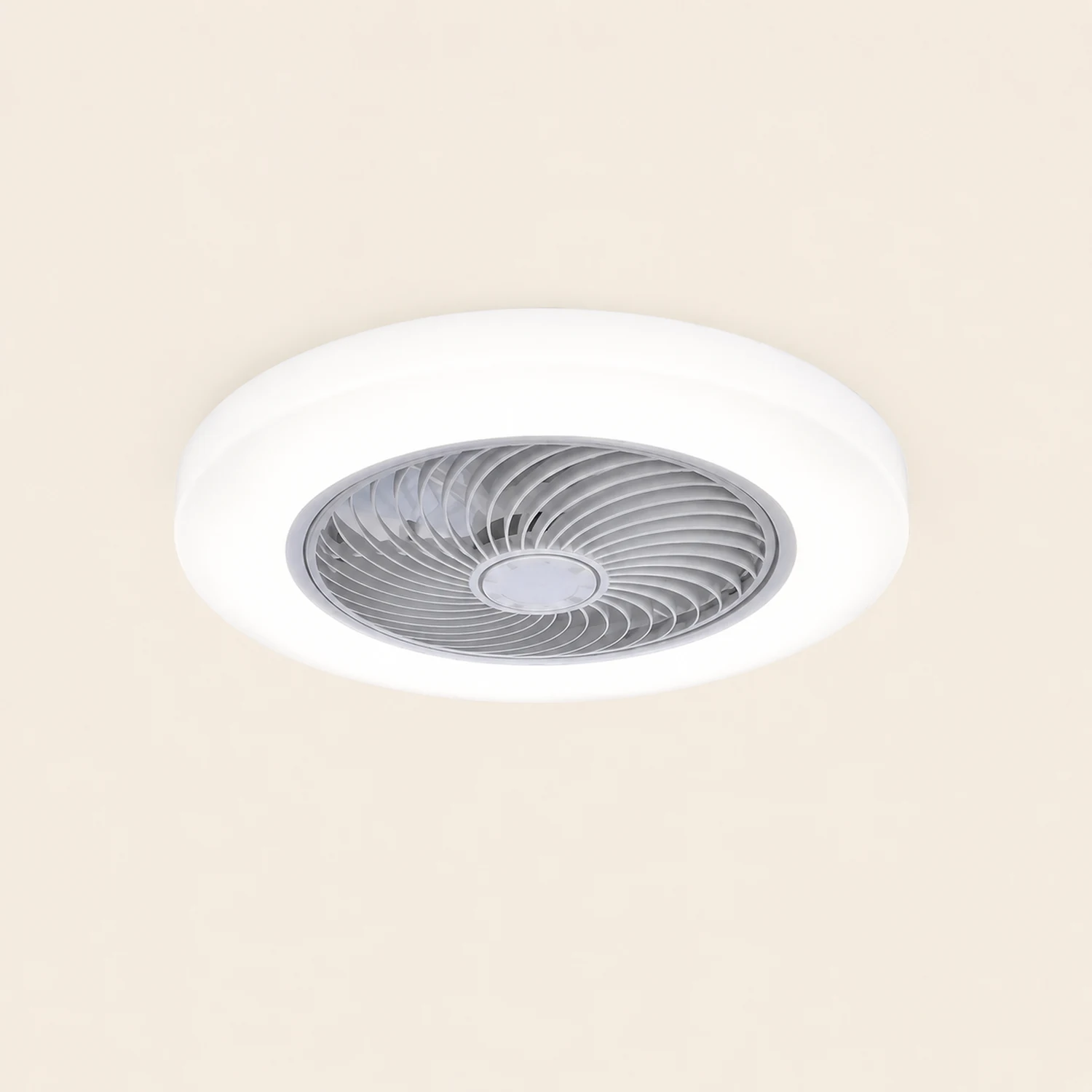 Quinn Deckenventilator mit Beleuchtung, 3 Farben, ∅45/52CM - Lumpaz