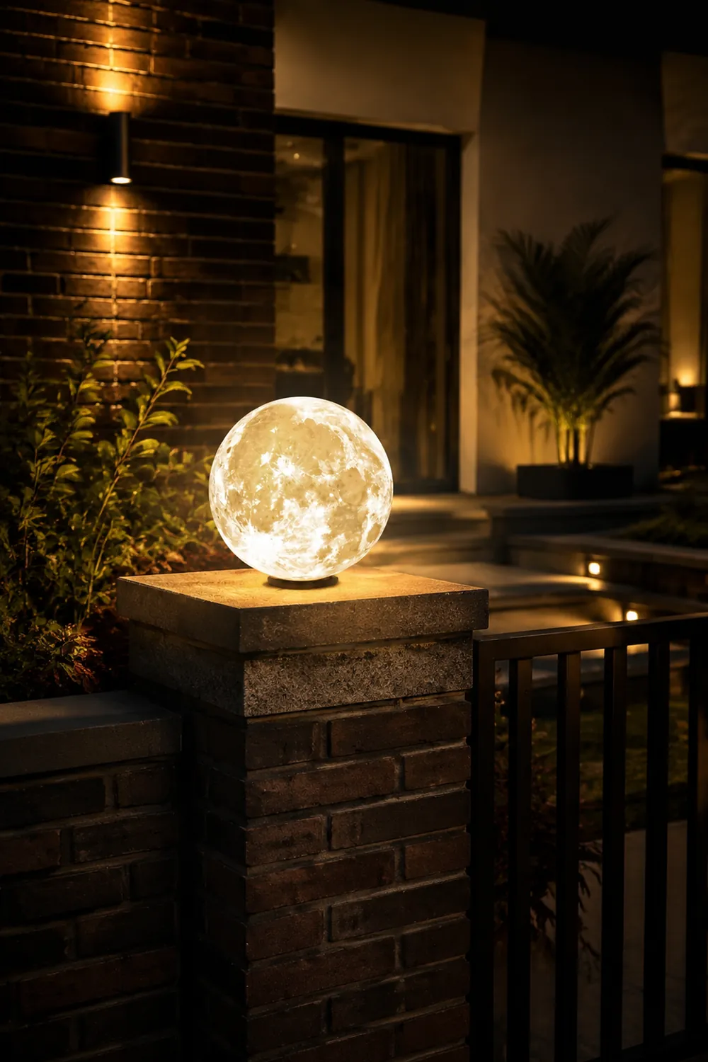Elif Außenleuchte Solar, Mond, ∅20/30/40/50/60CM - Lumpaz
