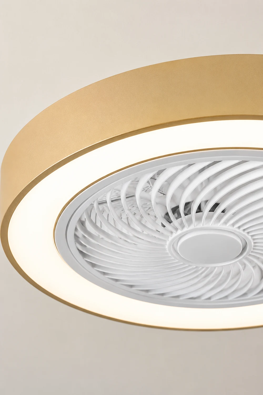 Morandi Deckenventilator mit Beleuchtung Klare Blätter, 6 Farben, ∅51CM - Lumpaz