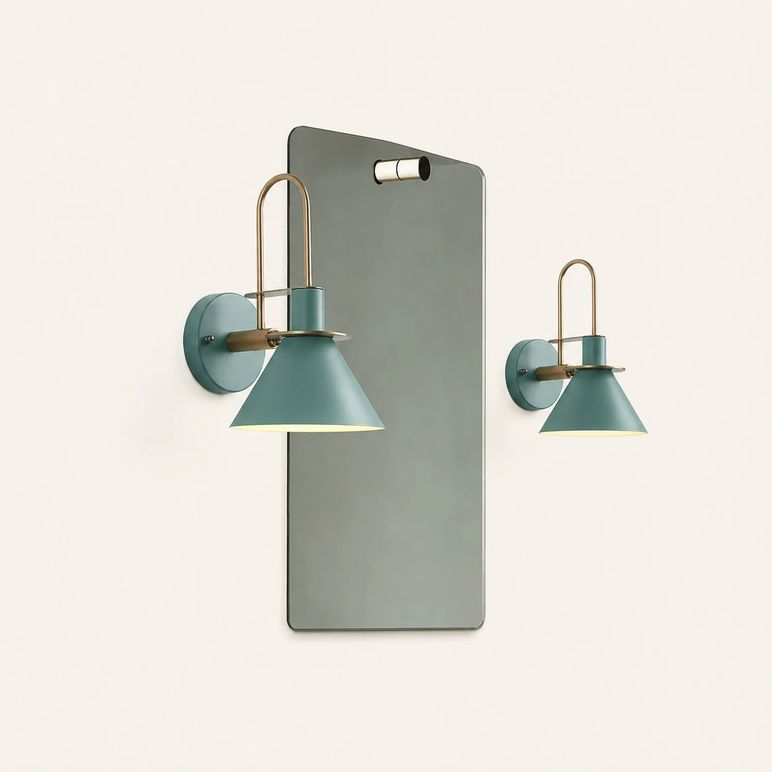 Morandi Spiegelfront Wandleuchte, 6 Farben, 32CM Lang - Lumpaz