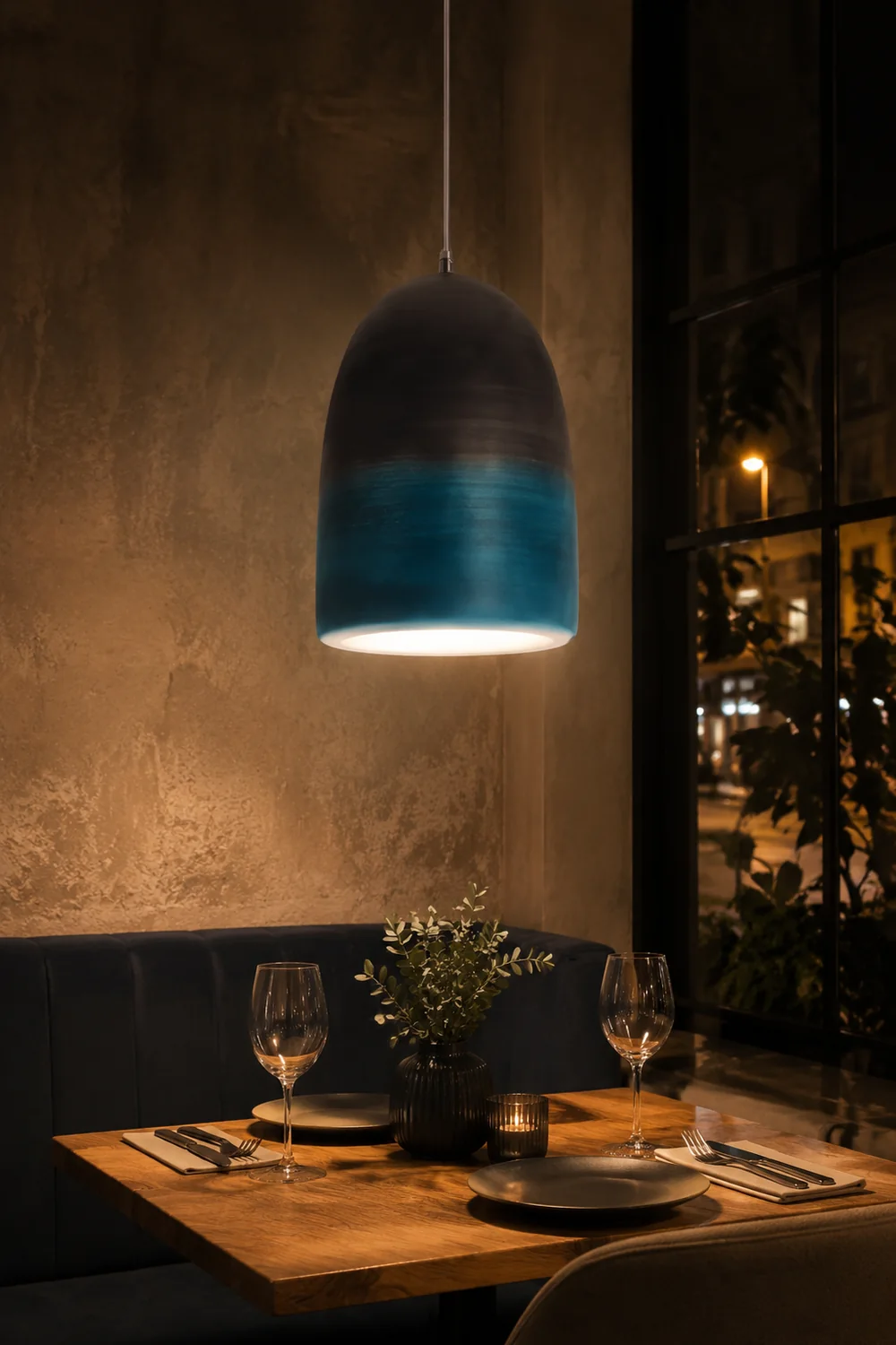 Zaid Pendelleuchte, 3 Farben, ∅ 28CM - Lumpaz
