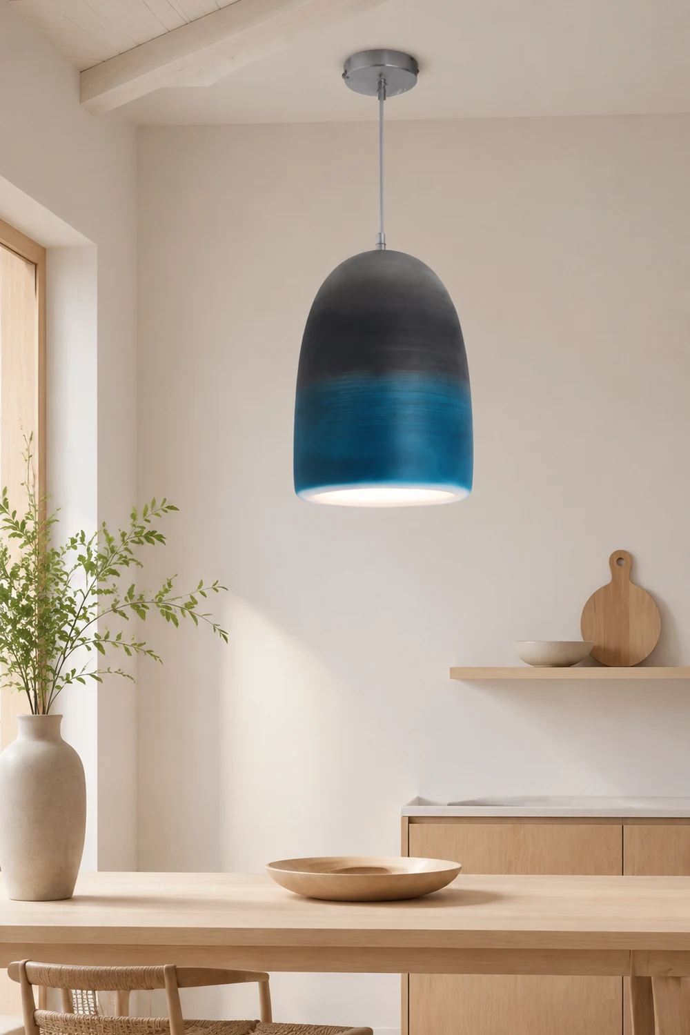 Zaid Pendelleuchte, 3 Farben, ∅ 28CM - Lumpaz
