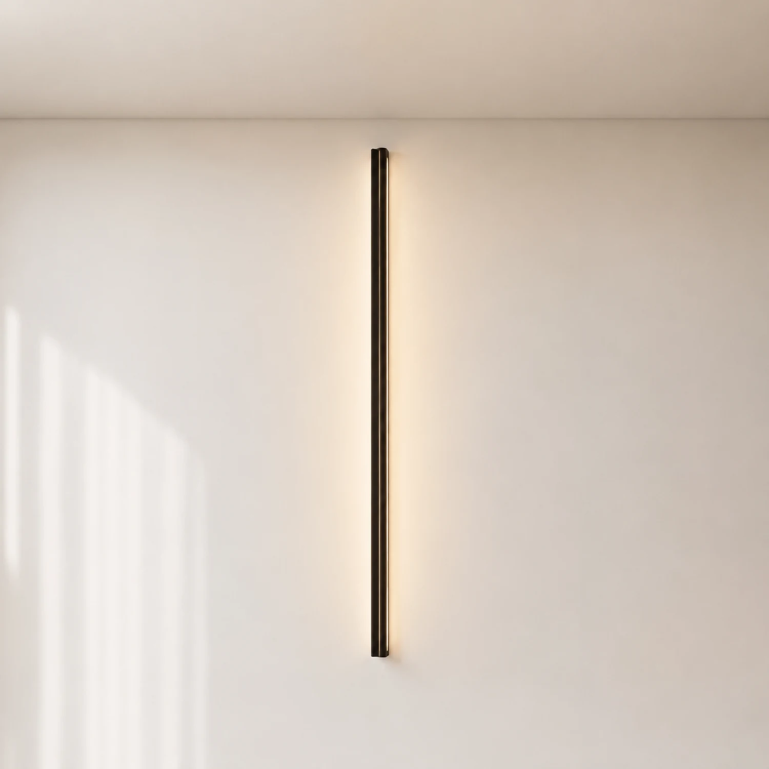 Edge Bar Spiegelfront Wandleuchte Schwarz，61CM/80CM/99CM/119CM lang - Lumpaz