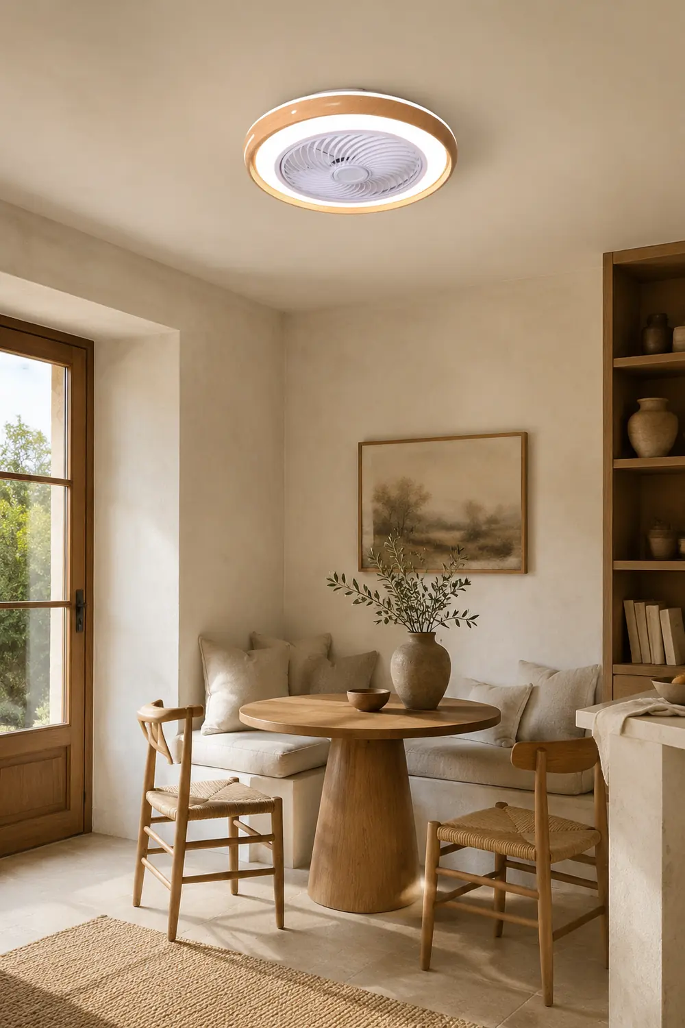 Ozawa Deckenventilator mit Beleuchtung, 3 Stile, ∅50CM - Lumpaz