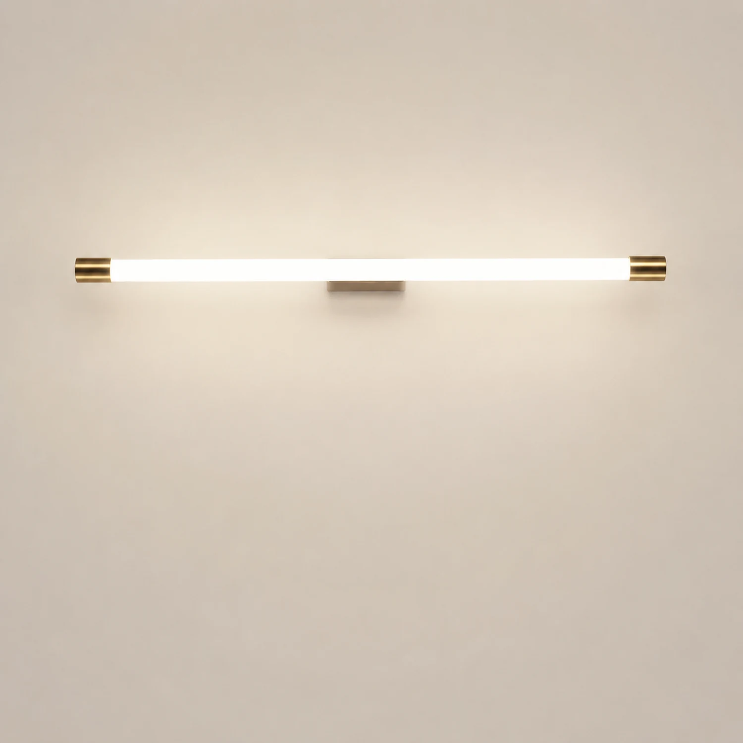 Edge Spiegelfront Wandleuchte Gold，60CM/90CM/119CM lang - Lumpaz