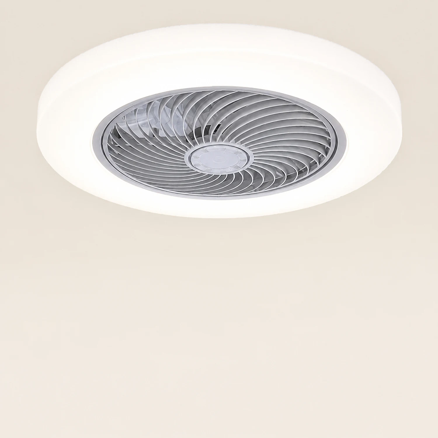 Quinn Deckenventilator mit Beleuchtung, 3 Farben, ∅45/52CM - Lumpaz