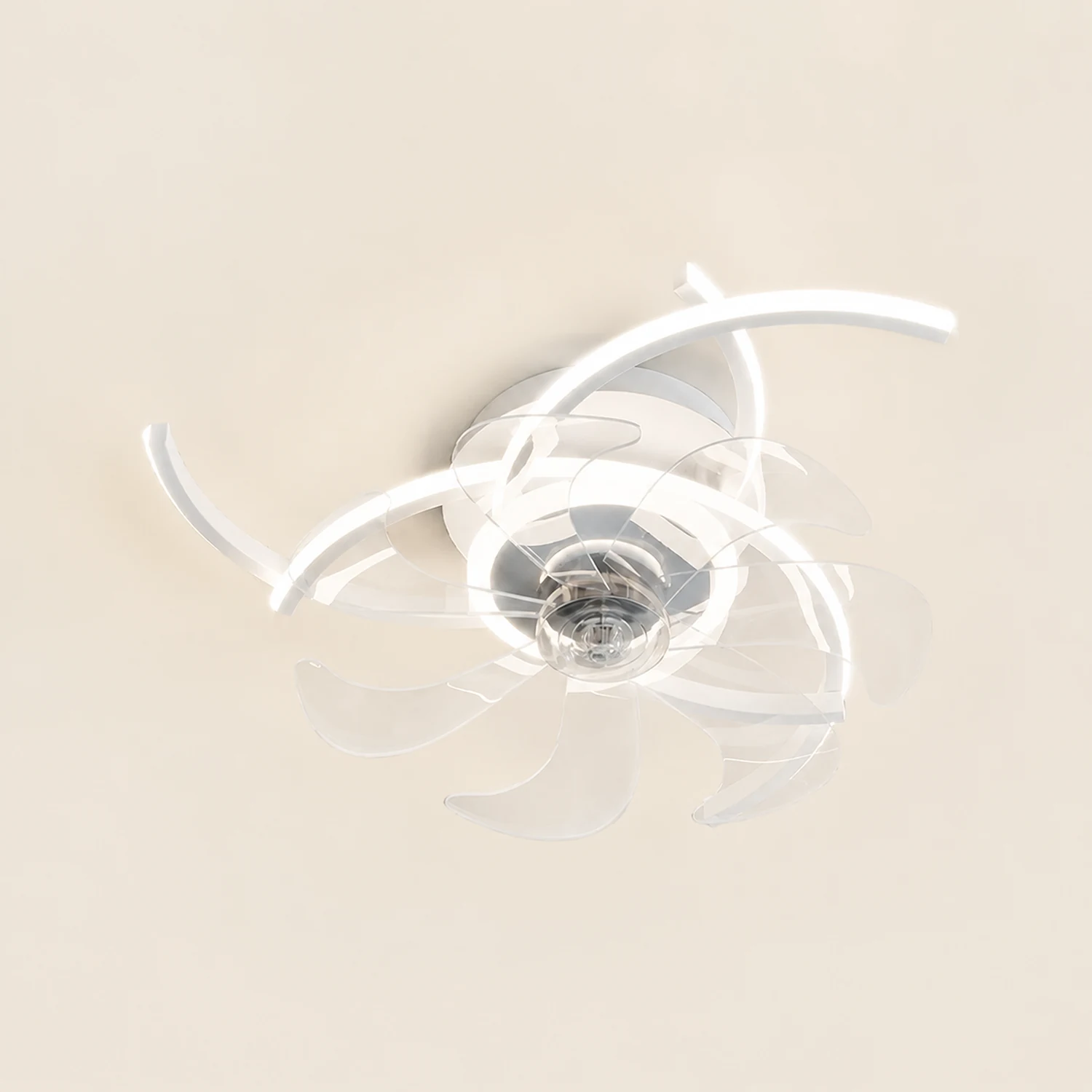Lacey Deckenventilator mit Beleuchtung, 4 Stile, ∅52CM - Lumpaz