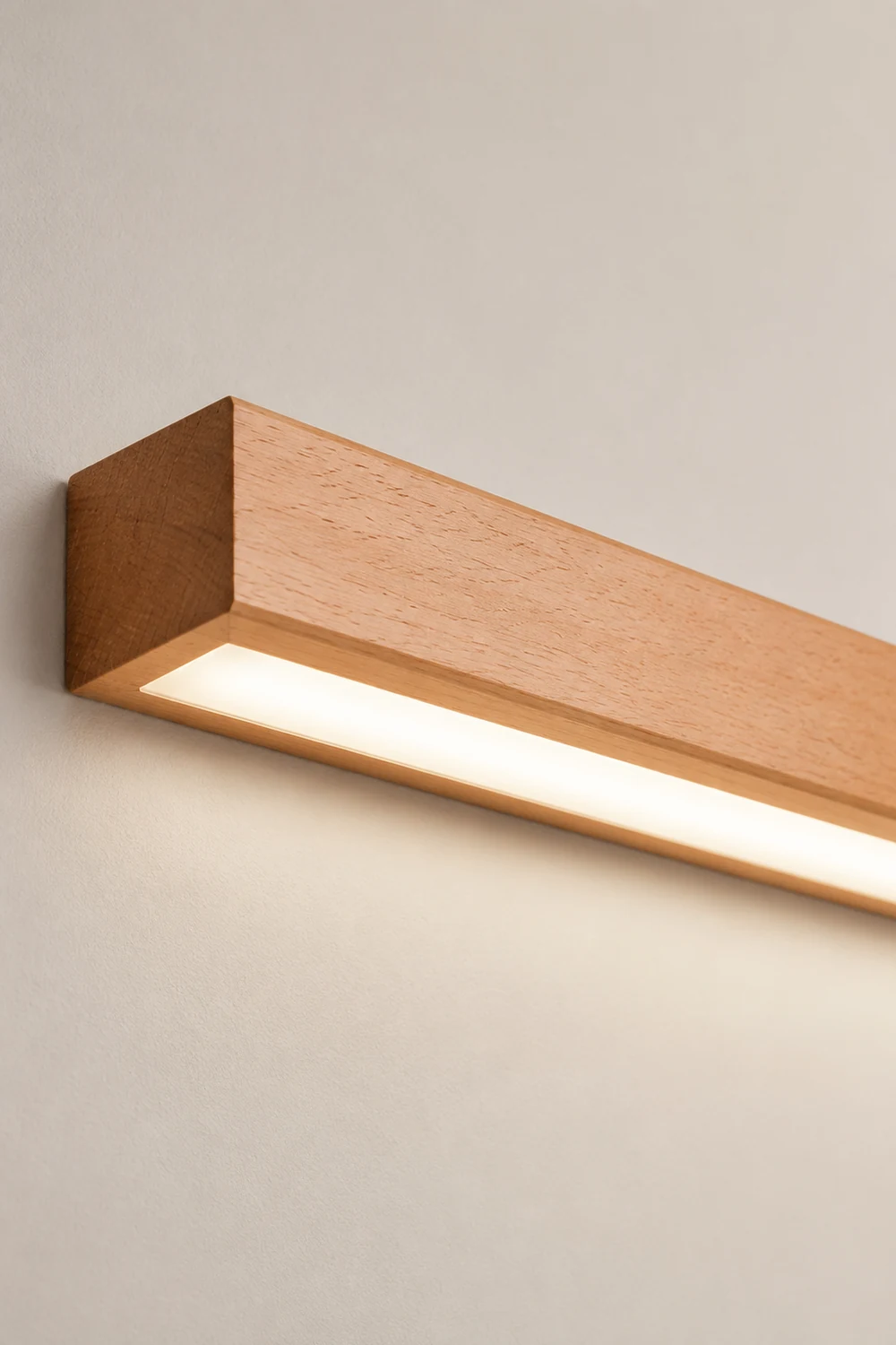 Ozawa Spiegelfront Wandleuchte Linear,1/2-flammig, 5 Größe - Lumpaz