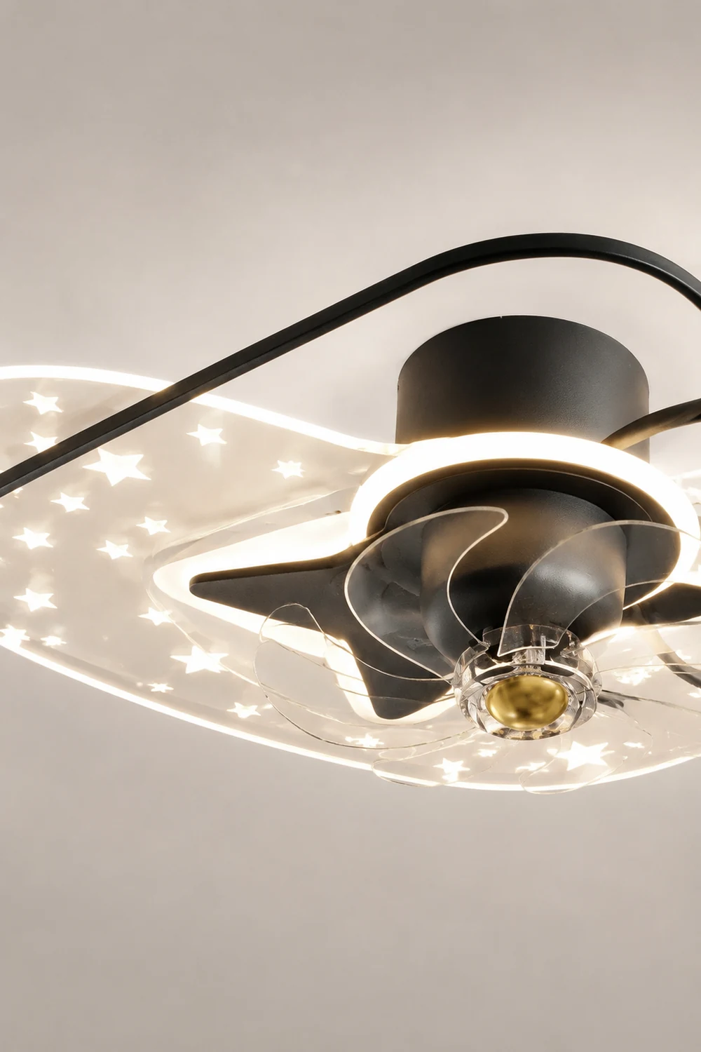 Madina Deckenventilator mit Beleuchtung, 4 Stile, ∅55/110CM - Lumpaz