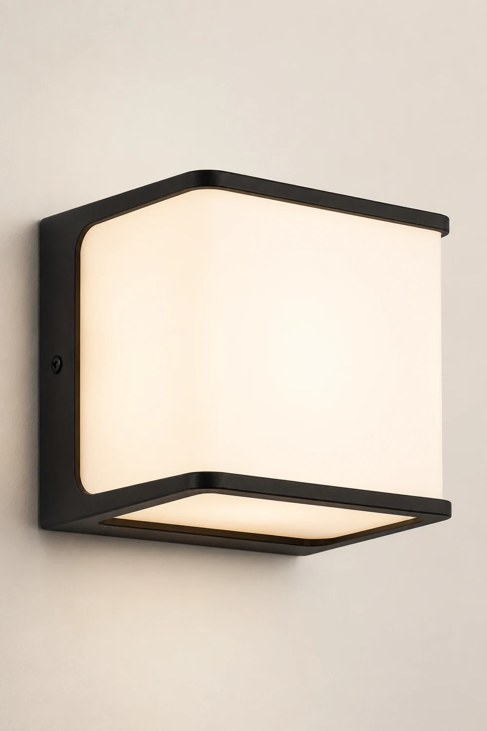 Orr Außenwandleuchte Solar Sensor Schwarz & Weiß, 10CM/15CM/35CM Lang - Lumpaz