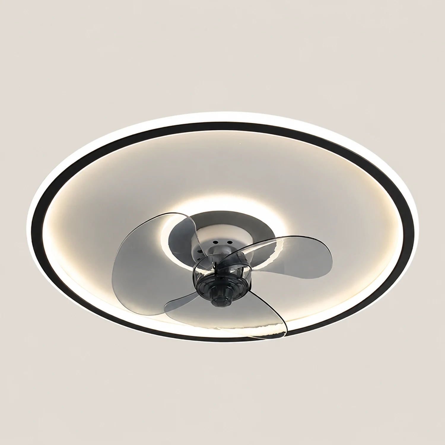 Morandi Deckenventilator mit Beleuchtung, 5 Farben, ∅40/50CM - Lumpaz