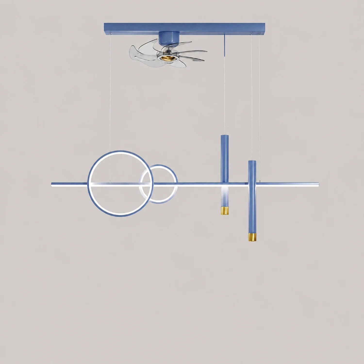Madina Deckenventilator mit Beleuchtung 6 Stile, ∅100CM - Lumpaz