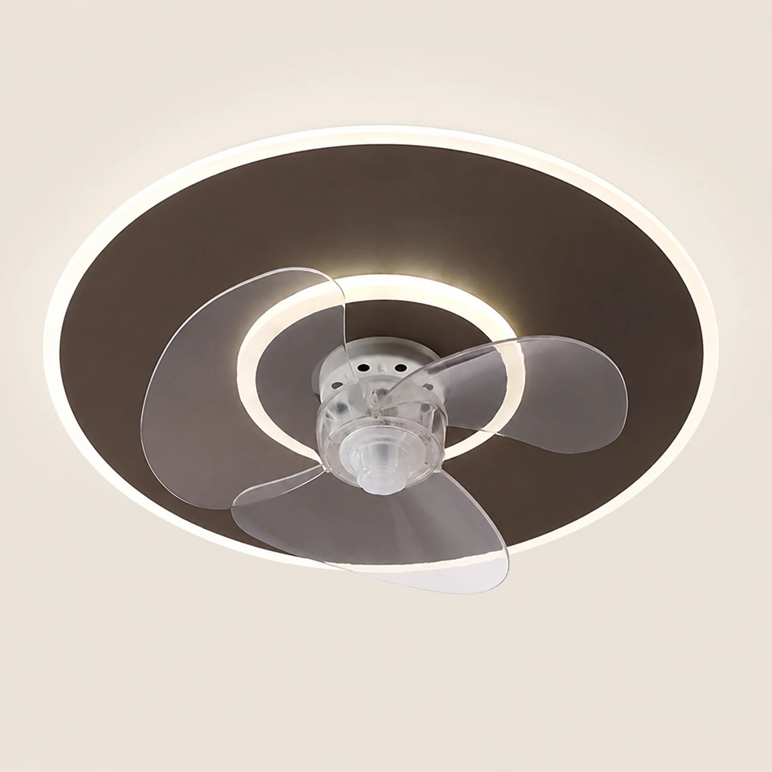 Morandi Deckenventilator mit Beleuchtung, 5 Farben, ∅40/50CM - Lumpaz