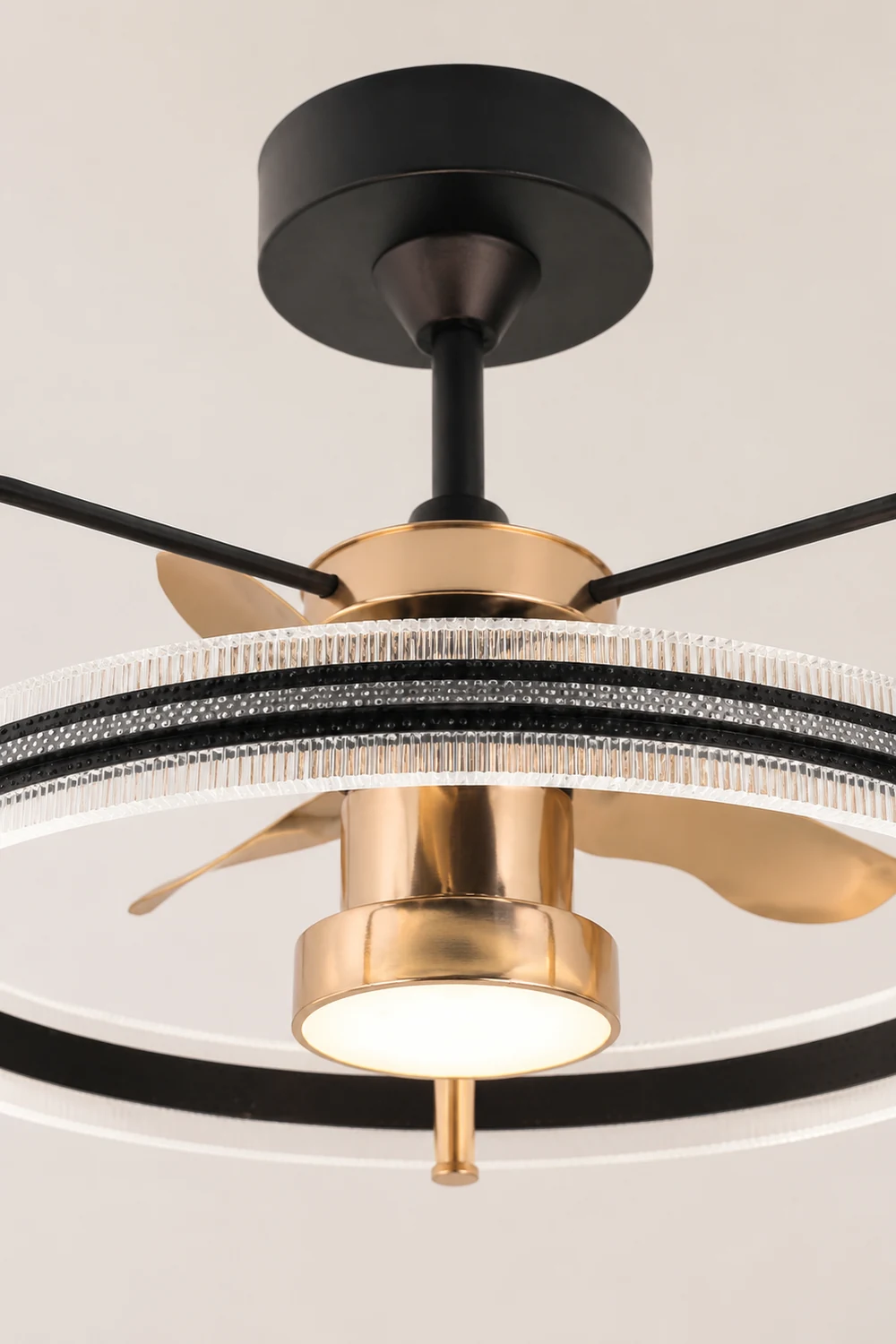 Kelley Deckenventilator mit Beleuchtung, 2 Stile, ∅60CM - Lumpaz
